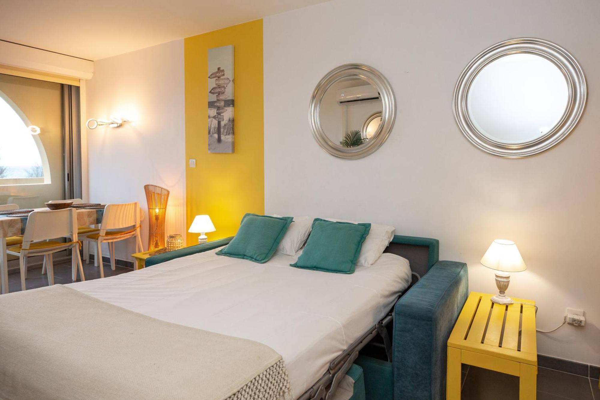 La Dune D'Or - Vue Mer, Studio Face A La Plage Avec Terrasse Soorts-Hossegor Dış mekan fotoğraf