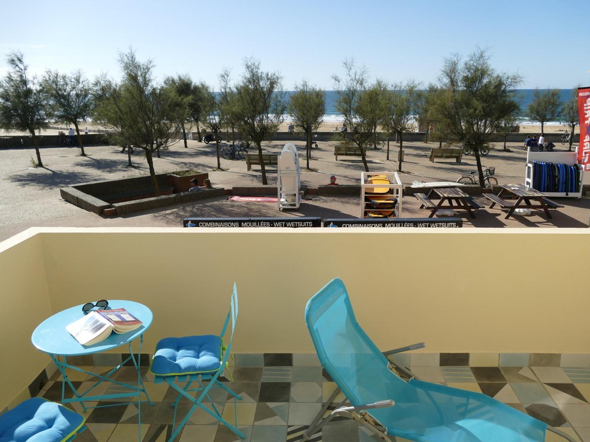 La Dune D'Or - Vue Mer, Studio Face A La Plage Avec Terrasse Soorts-Hossegor Dış mekan fotoğraf